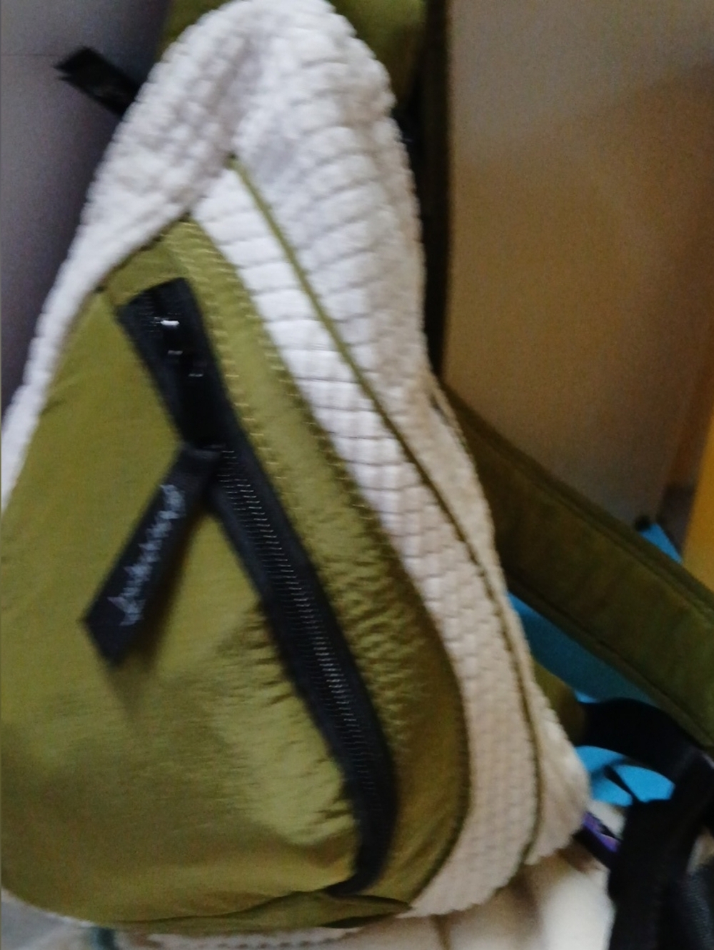 Free People FP Movement, Cold Shoulder Green Sling Bag New Without Tags